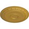 Ekena Millwork Caputo Ceiling Medallion (Fits Canopies up to 6"), Hand-Painted Iridescent Gold, 24 1/4"OD x 1 1/2"P CM24CAIGS - alternate 4
